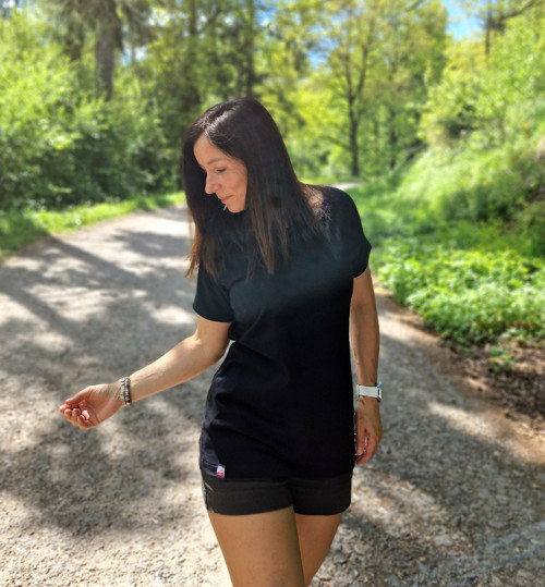 Černé triko Kira...S — foto 4