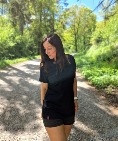 Černé triko Kira...XL — foto 2
