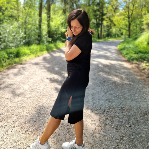 Černé midi šaty Maud...M — foto 5