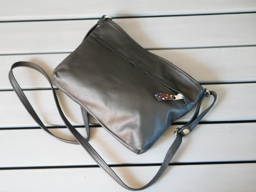 Anna - stylová kožená kabelka crossbody — foto 3