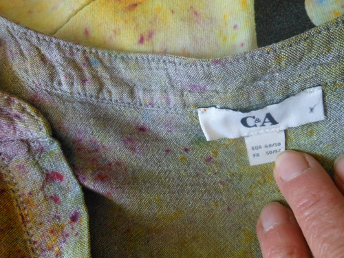 Batikované plátěné šaty, vel.48/50 — foto 5