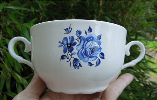 Porcelánová miska s talířkem — foto 3