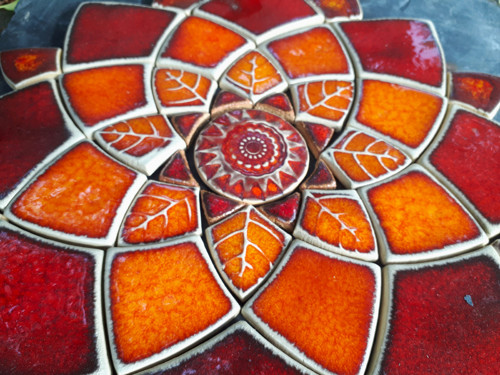 Mandala z keramických komponentů 79 — foto 2