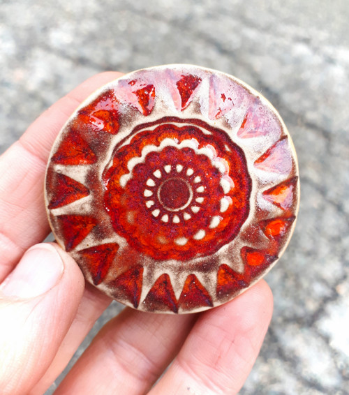 Mandala z keramických komponentů 79 — foto 4