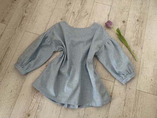 TOP/BLúZA ĽAN-ová / baby BLUE/ — foto 5