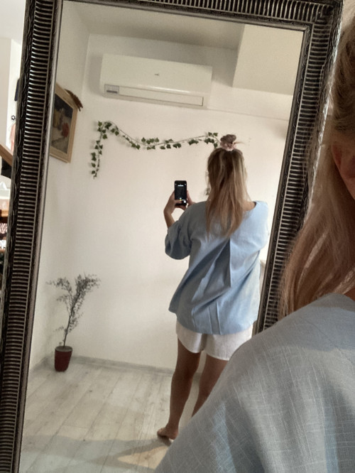 TOP/BLúZA ĽAN-ová / baby BLUE/ — foto 4
