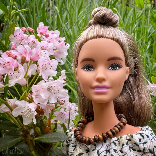 Sada 3 náhrdelníků pro Barbie - dřevěné variace — foto 2