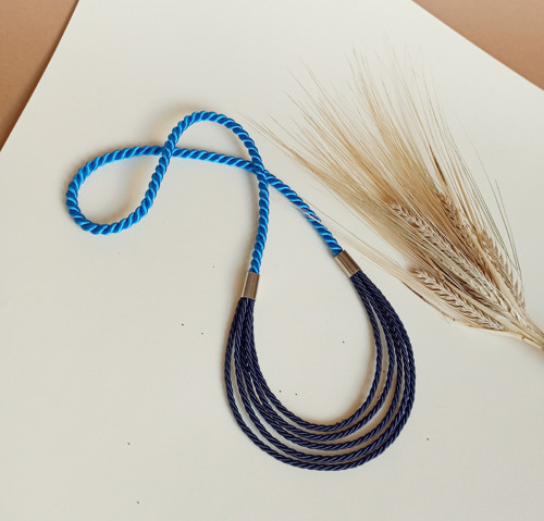 Lanový náhrdelník Blue — foto 2