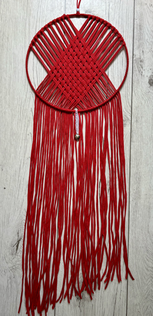 Macramé lapač snů - 30x74 — foto 5