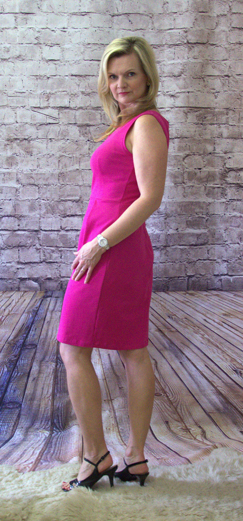 Šaty - Fuchsia - Vel. 38 — foto 2