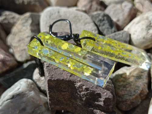 Rentangle Yellow Glitter — foto 2