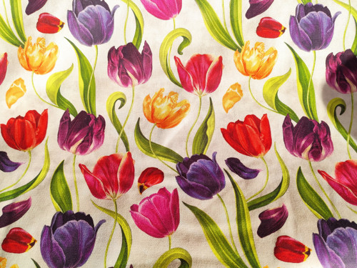 Metráž, barevné tulipány — foto 3