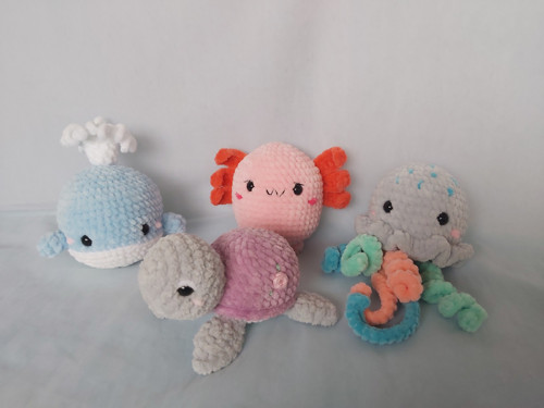 Háčkovaný axolotl — foto 2