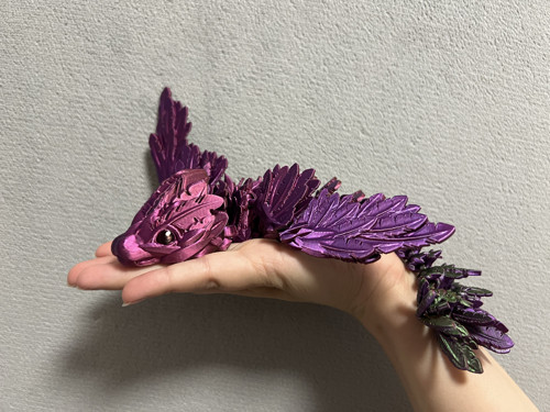 Mládě Opeřeného Hada - 25 cm - 3D Tisk — foto 2