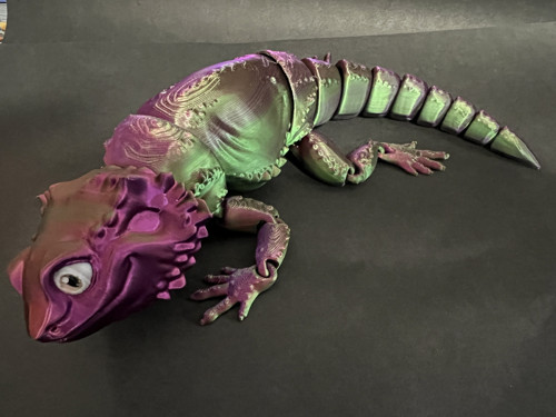 Agama Vousatá - 26 cm - 3D Tisk — foto 6