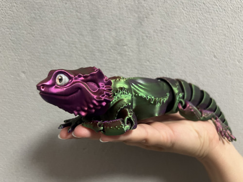 Agama Vousatá - 26 cm - 3D Tisk — foto 4
