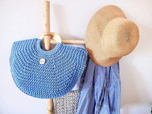 SUMMER BAG basket egyptská modrá — foto 3