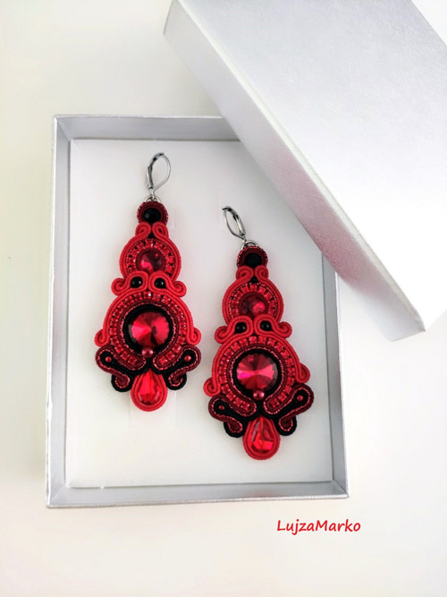 Giovanna soutache / sutaš náušnice — foto 5
