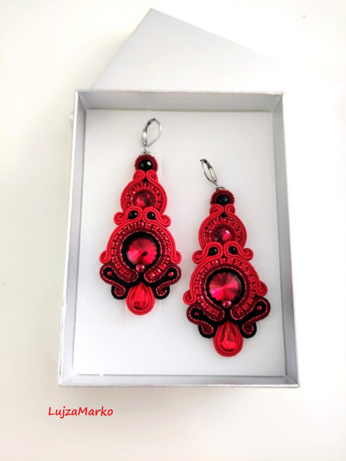 Giovanna soutache / sutaš náušnice — foto 6