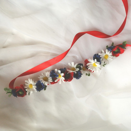 Folklorní čelenka na stužce — foto 3