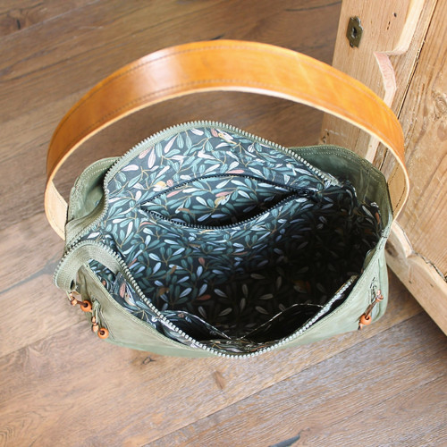 Kožená kabelka *OLIVE* — foto 4