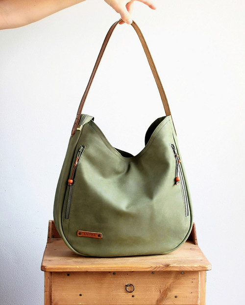 Kožená kabelka *OLIVE* — foto 2