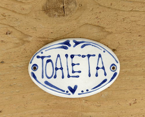 Cedulka Na Dveře Toaleta — foto 3