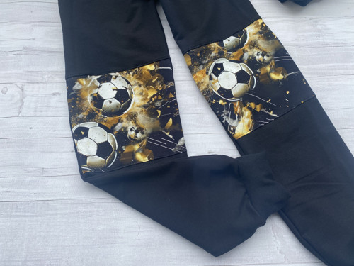 Tepláky dětské Fotbal/Černé — foto 2