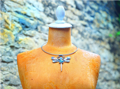 Nerezový náhrdelník... " Dragonfly " — foto 5