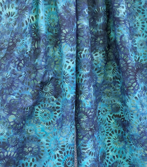 Turecké kalhoty Modré-bali batik — foto 5