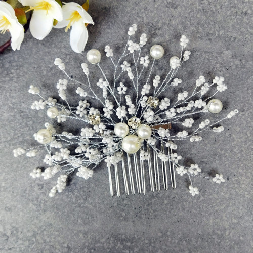 Wedding Pearls Crystal ... hřeben — foto 4