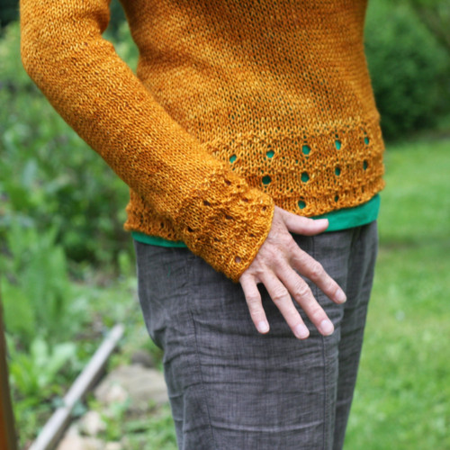 Malabrigo - hedvábí a merino - svetr — foto 5