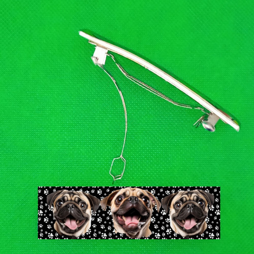 Mops Automatická Spona Do Vlasů — foto 2