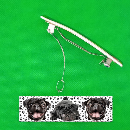 Mops Automatická Spona Do Vlasů — foto 2