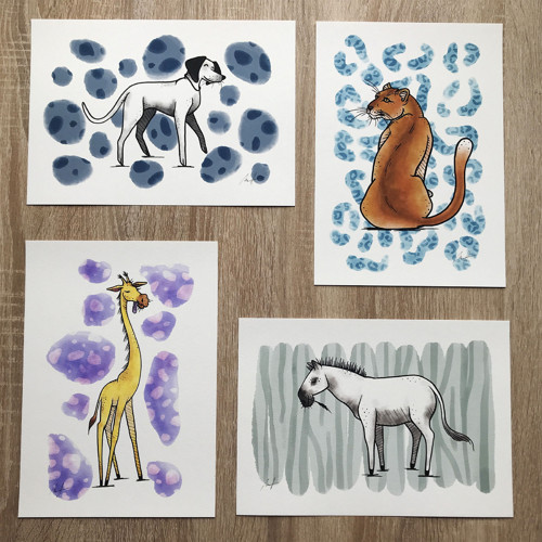 Jaguár - tisk digitální ilustrace — foto 5