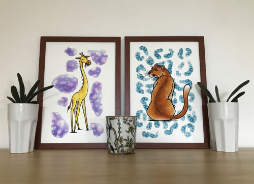 Jaguár - tisk digitální ilustrace — foto 4