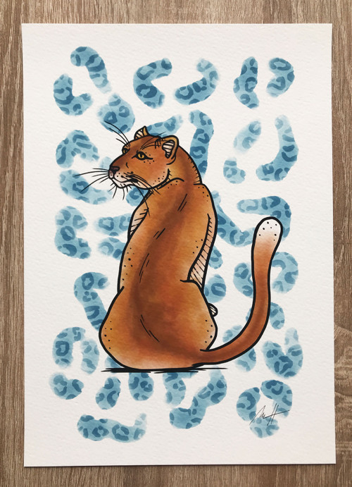 Jaguár - tisk digitální ilustrace — foto 2