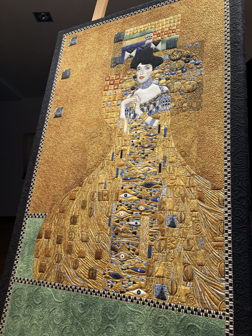 Adele Bloch-Bauer I. / quilt art ... — foto 2