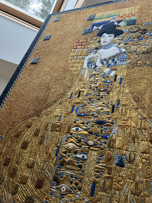 Adele Bloch-Bauer I. / quilt art ... — foto 5
