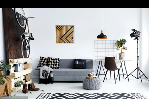 Dřevěný obraz GEOMETRIE — foto 4