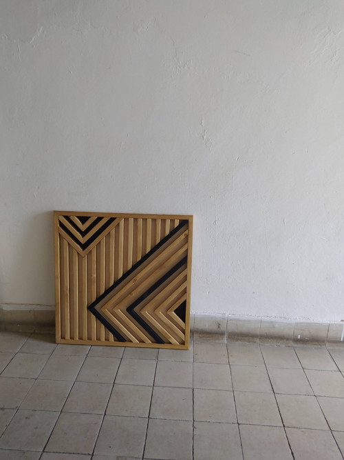 Dřevěný obraz GEOMETRIE — foto 3