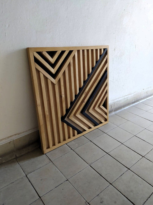 Dřevěný obraz GEOMETRIE — foto 2
