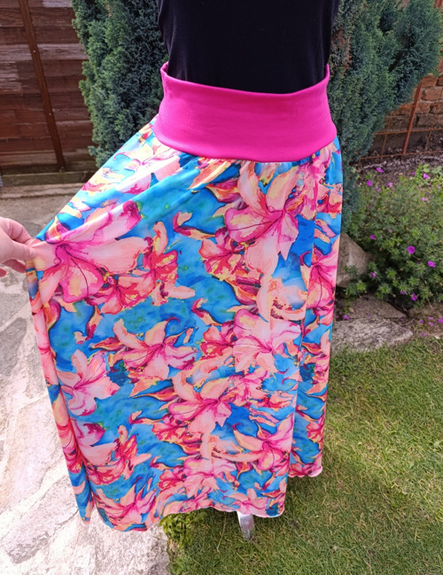 Dámská maxi sukně lilie — foto 2