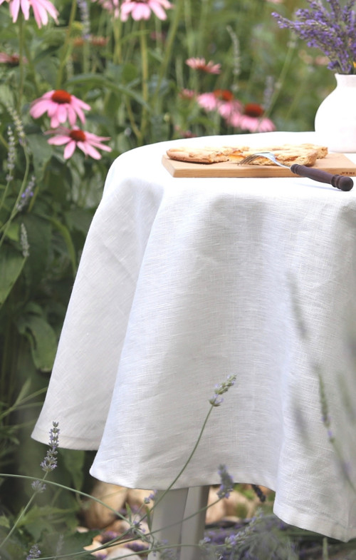 Ubrus-kruh lněný - kolekce SUMMER — foto 3