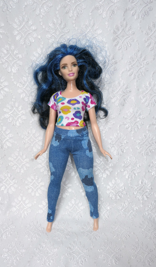 Barbie baculka - Jeans kalhoty — foto 2