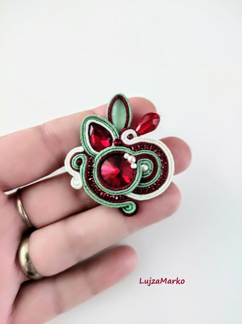 Dobromila soutache/ sutaš brož — foto 2