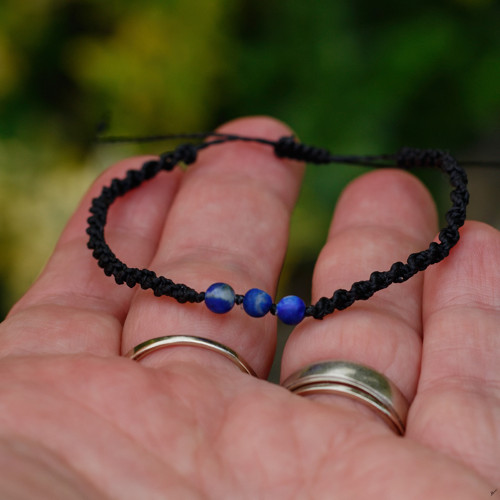 S lapis lazuli ... náramek — foto 2