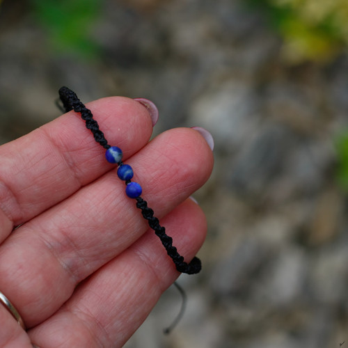 S lapis lazuli ... náramek — foto 4