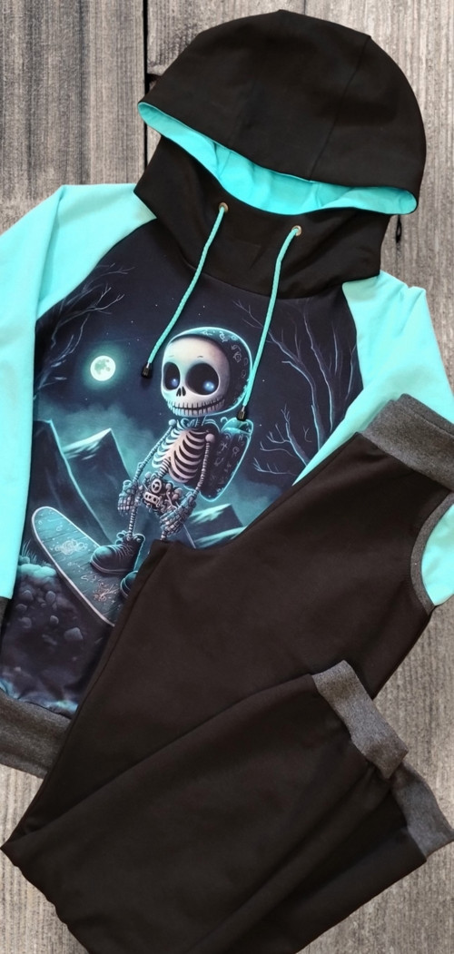 Dětská mikina "Skeleton skejťák "...... — foto 2