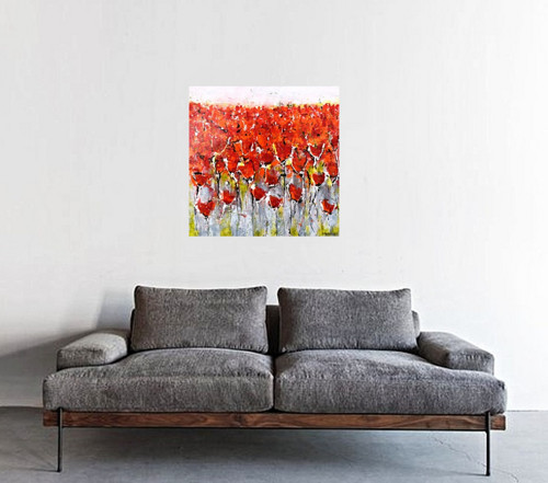 Makové pole.....60x60cm — foto 4